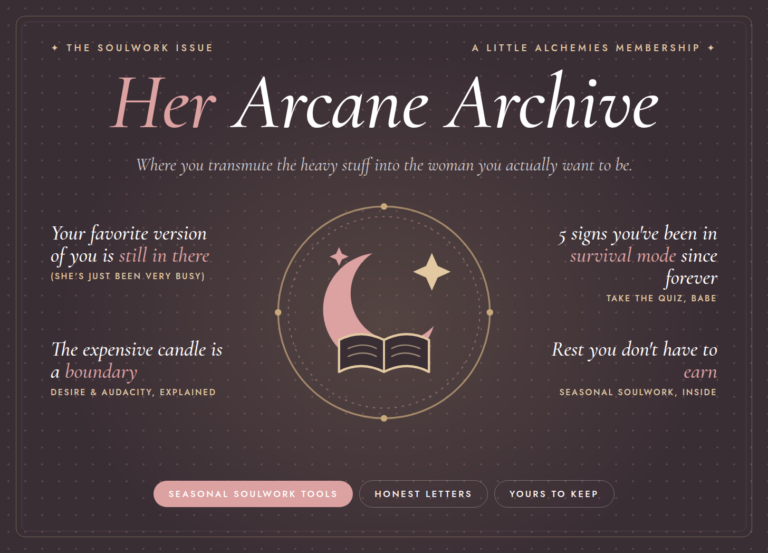 Start Here: Welcome to Your Archive ✦